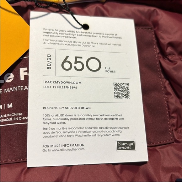 NWT Lole Faith 650 Fill Down Jacket - Picture 11 of 16